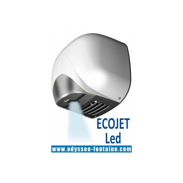 SECHE MAINS AIR PULSE ANTI-MICROBIENS METAL BLANC ECOJET SECHE MAINS AIR PULSE ANTI-MICROBIENS METAL BLANC ECOJET
