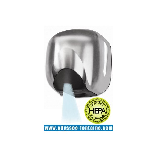 SECHE MAINS AIR PULSE ANTI-MICROBIENS - CHROME SECHE MAINS AIR PULSE ANTI-MICROBIENS - CHROME