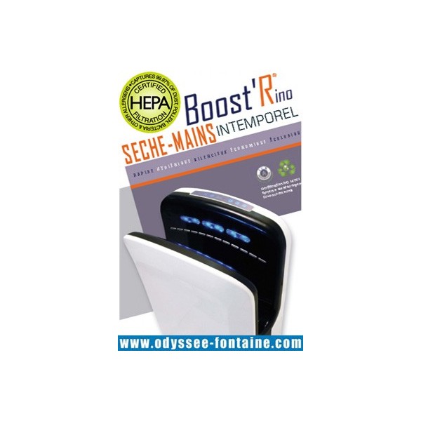 BOOSTR - SECHE MAINS AUTOMATIQUE A AIR PULSE BOOSTR - SECHE MAINS AUTOMATIQUE A AIR PULSE