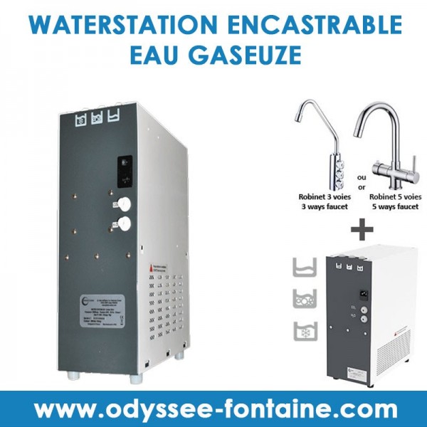 WATER STATION TIRAGE EAU GAZEUSE ENCASTRABLE