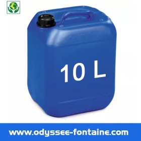 Jerrican 10 litres alimentaire bleu pour évacuation eau usées
