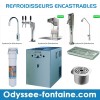 REFROIDISSEUR EAU ENCASTRABLE GROS DEBIT