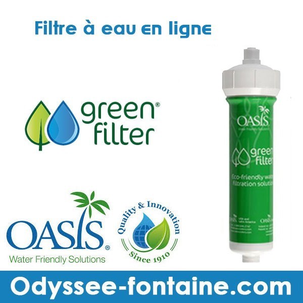 OASIS FILTRE CHARBON EAU EN LIGNE PAR 2