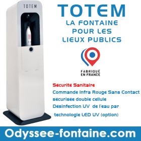 FONTAINE A EAU TOTEM POUR LIEUX PUBLIC