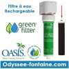 OASIS GREEN FILTER FILTRE A EAU RECHARGEABLE