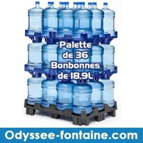 PALETTE BONBONNE A EAU FRANCE BELGIQUE LUXEMBOURG SUISSE ESPAGNE ITALY MONACO