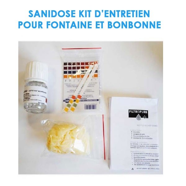 Kit d’entretien SANIDOSE pour Fontaine a eau et Bonbonne
