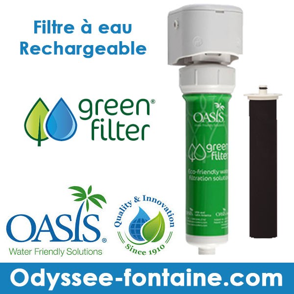 OASIS GREEN FILTER FILTRE A EAU RECHARGEABLE OASIS GREEN FILTER FILTRE A EAU RECHARGEABLE
