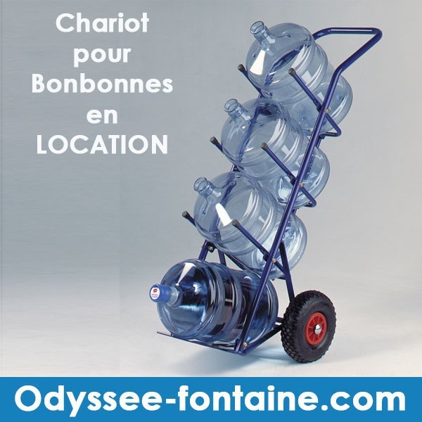 LOCATION CHARIOT BONBONNE A EAU ODYSSEE