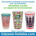 GOBELETS RÉUTILISABLES PERSONNALISES