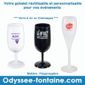 GOBELETS RÉUTILISABLES PERSONNALISES