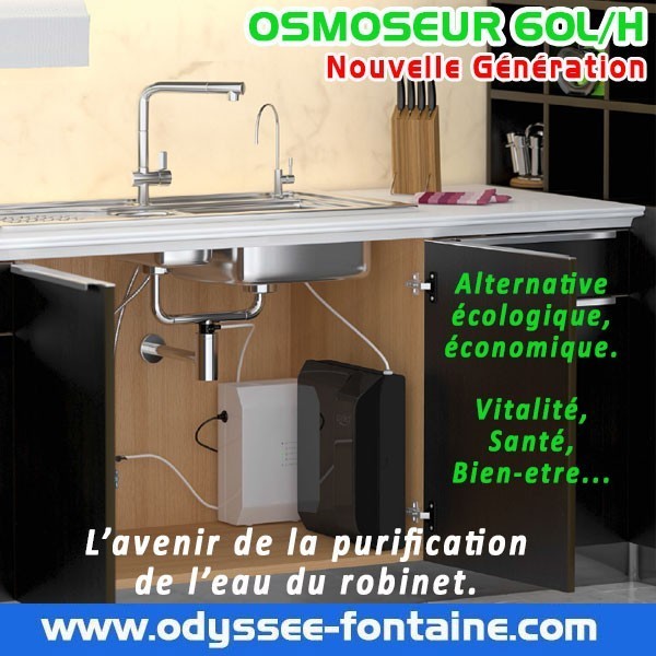 Robinet court pour osmoseur et filtre à eau