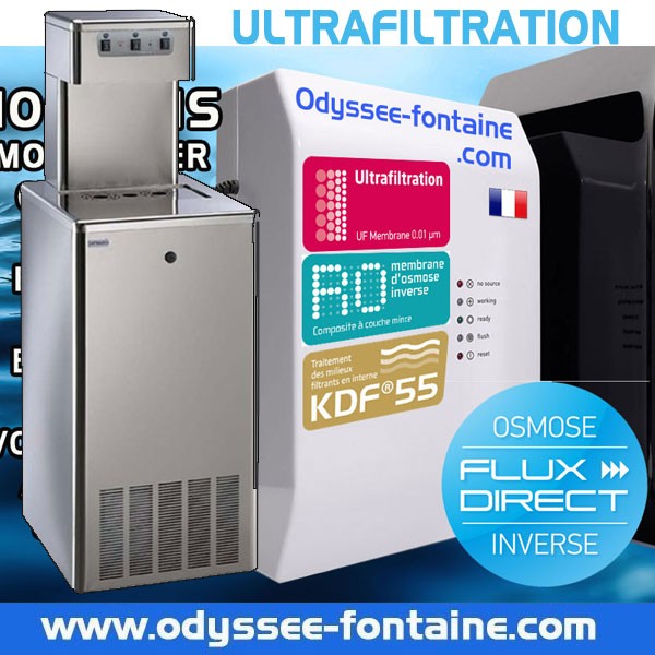 FILTRATION OSMOSE INVERSE POUR FONTAINE A EAU NOUVELLE GENERATION FILTRATION OSMOSE INVERSE POUR FONTAINE A EAU NOUVELLE GENERATION