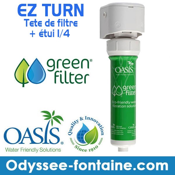 OASIS EZ TURN étui + tête 1/4 POUR FILTRE OASIS OASIS EZ TURN étui + tête 1/4 POUR FILTRE OASIS