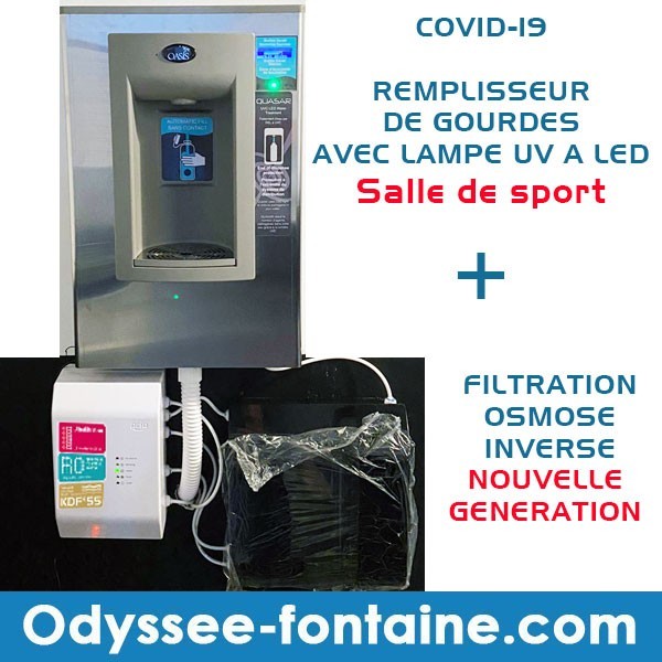 FILTRATION OSMOSE INVERSE POUR FONTAINE A EAU