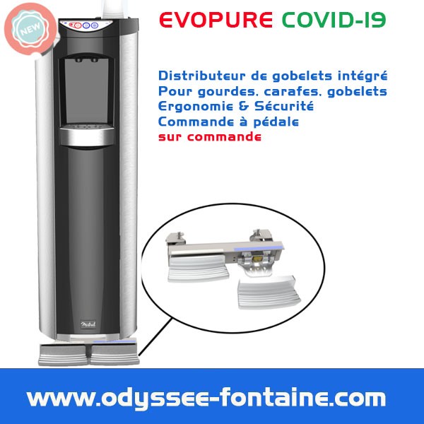 Fontaine à eau Evopure à pédale Fontaine à eau Evopure à pédale