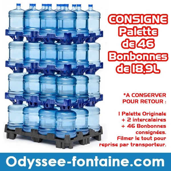 CONSIGNE BONBONNES 18,9L ODYSSEE