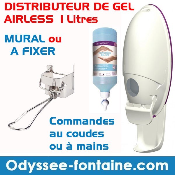 BORNE DE DESINFECTION COVID POUR FONTAINE A EAU