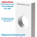 BORNE STATION DISTRIBUTEUR DE GEL HYDROALCOOLIQUE AUTOMATIQUE ET DESIGN ACCUEIL