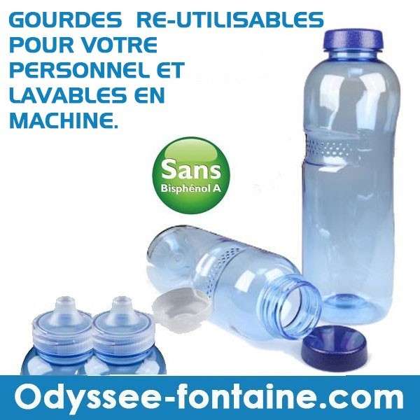 GOURDES INDIVIDUELLES SANS BPA - LOT DE 90 PCS