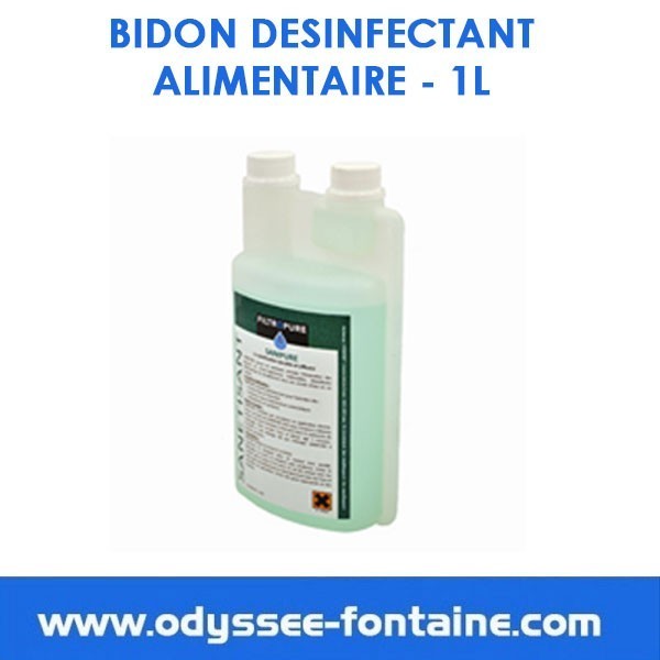 DESINFECTANT ALIMENTAIRE FONTAINE A EAU - 1L