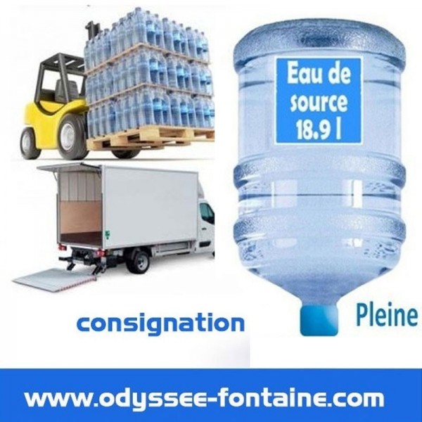 Bonbonne d'eau 18,9L - prix pas cher chez iOBURO