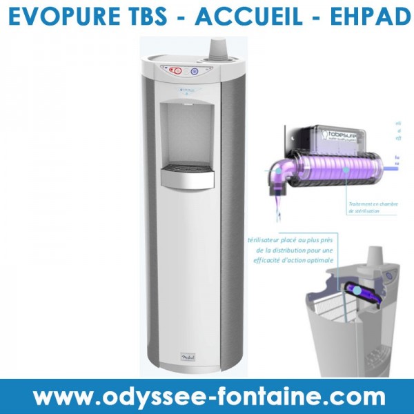 Fontaine à eau filtration UV Evopure ToBeSure Fontaine à eau filtration UV Evopure ToBeSure