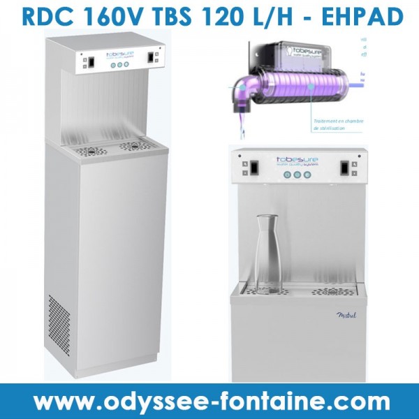 Distributeur à eau fraiche UV EVOPURE 120L/H Distributeur à eau fraiche UV EVOPURE 120L/H